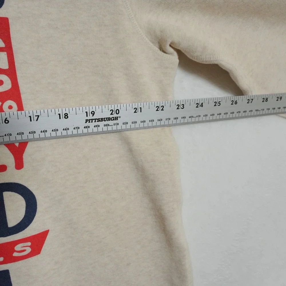 Levis Strauss Sweatshirt Men's L Beige Rivets & Rally Speed‎ Trials 73rd Annual